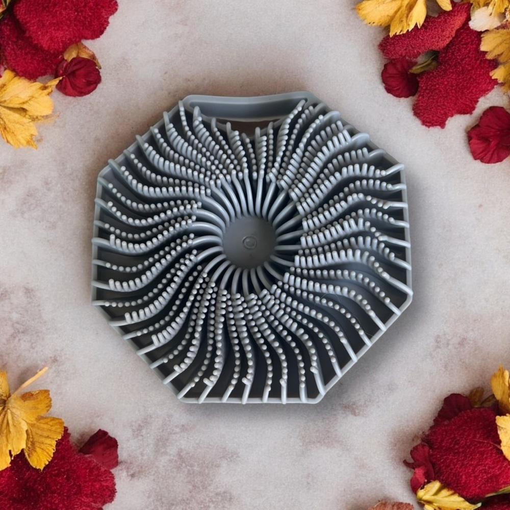 NEW Gray Antibacterial Silicone Body Brush